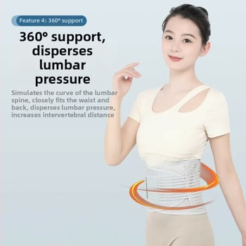 Deréktámasztó öv acéllemez, lélegző nylon-poliészter anyagból, felnőtteknek, ideális futáshoz és különféle sportokhoz