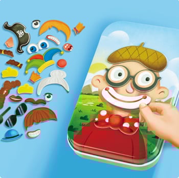 Fából készült zsebméretű asztali játékok készlet: ujjfoci, horgászat és tic-tac-toe 4–6 éves gyerekeknek