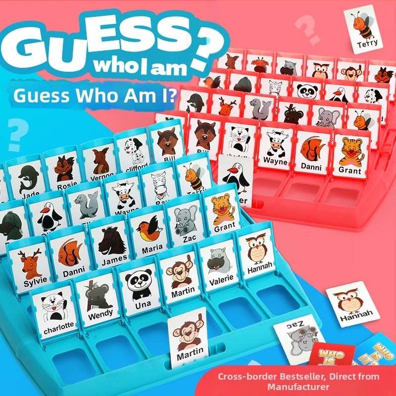 Asztali játék: Guess Who I Am - családi logikai társasjáték, műanyag, Beiduo