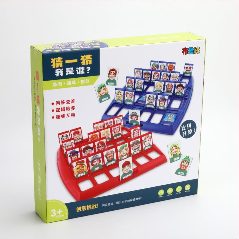Asztali játék: Guess Who I Am - családi logikai társasjáték, műanyag, Beiduo