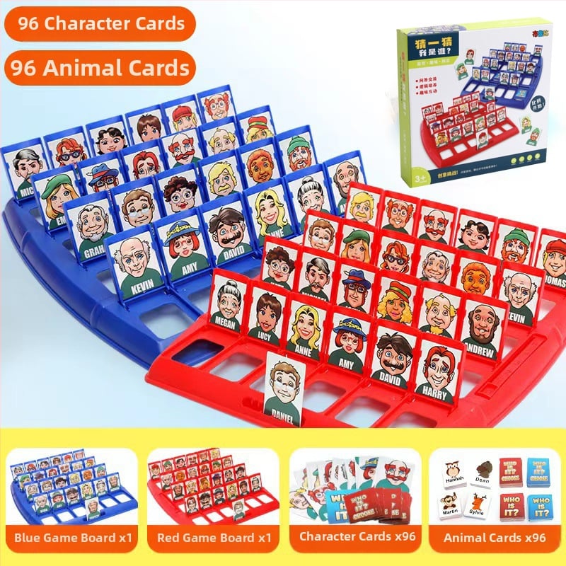 Asztali játék: Guess Who I Am - családi logikai társasjáték, műanyag, Beiduo