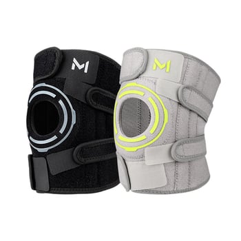 Mystar térdvédők OK anyagból készült kompressziós védelemmel és ütéscsillapító támaszokkal, kosárlabda, futás és hegymászás számára
