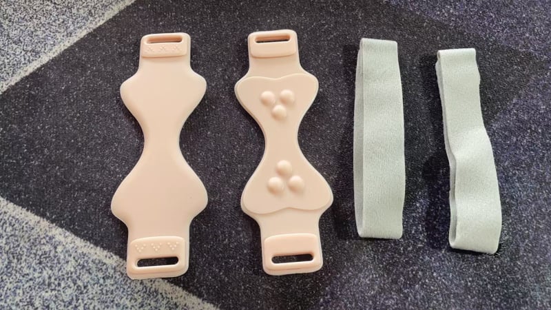 Szilikon térdvédő patelláris pánttal – felnőtteknek, futáshoz, kosárlabdához, ugrókötélhez és túrázáshoz