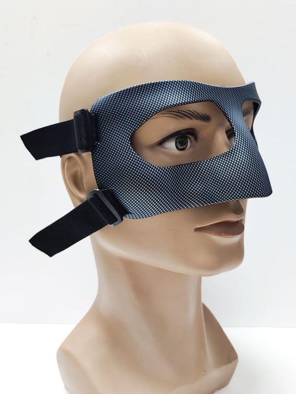 JIANNA kosárlabda arcmaszk orrsérülés elleni védelem PC anyagból, felnőtteknek; kosárlabda védelem; csomagolás 100 darab