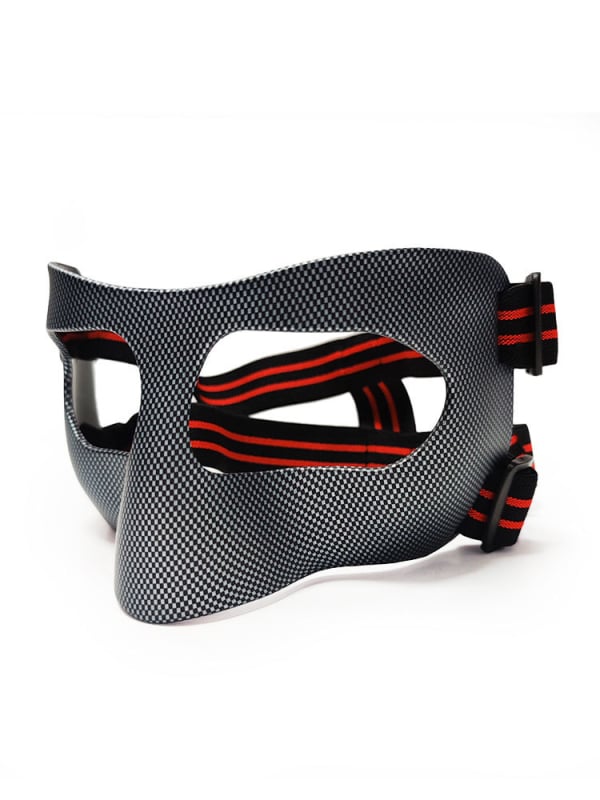 JIANNA kosárlabda arcmaszk orrsérülés elleni védelem PC anyagból, felnőtteknek; kosárlabda védelem; csomagolás 100 darab