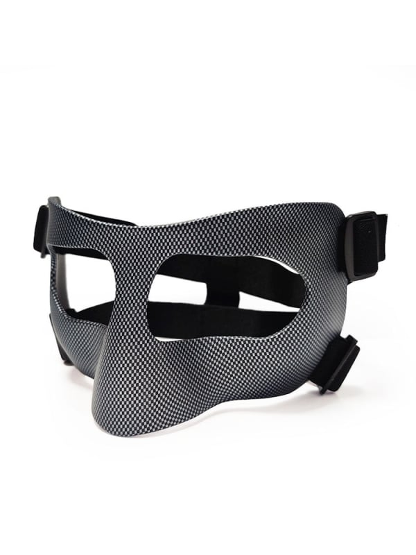 JIANNA kosárlabda arcmaszk orrsérülés elleni védelem PC anyagból, felnőtteknek; kosárlabda védelem; csomagolás 100 darab