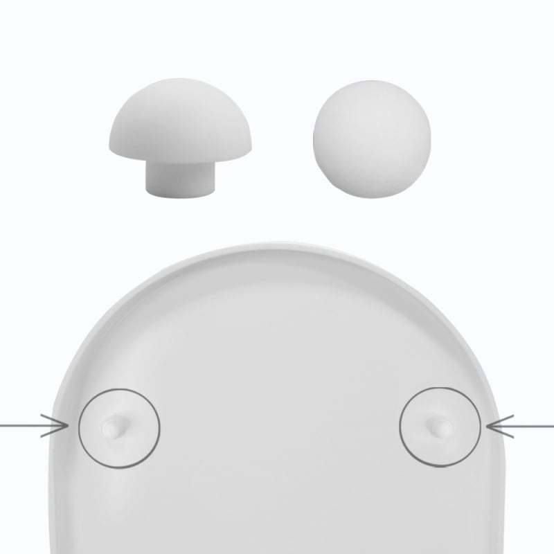 WC fedél tartozék — univerzális TPE párna, gyors beépítés, injekciós formázás, modern minimalista stílus