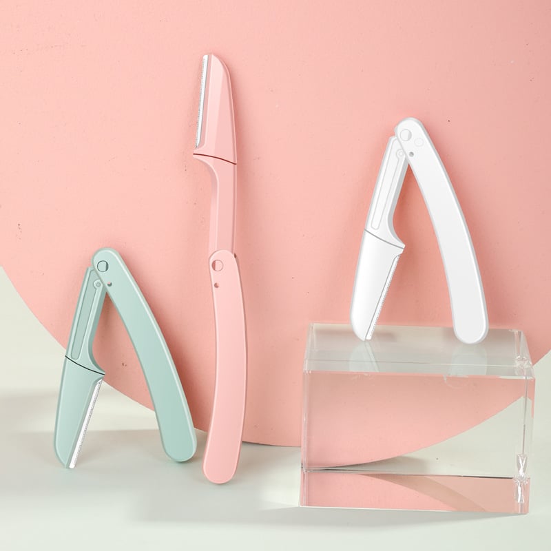 Összecsukható szemöldök-trimmelő, egyedi csomagolás, kezdőknek, ABS anyag, WATERBELINE, 5 éves élettartam