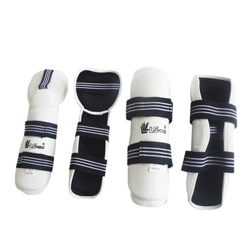 Könyök- és sípcsontvédő készlet bokszhoz és harcművészetekhez, felnőttek és gyerekek számára, habanyag, 10 darabos csomag