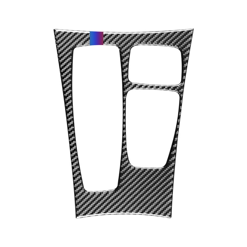 Nakakoto Baiyue karbonszálas váltópanel dekoráció BMW X5 08-13 E70/E71 — testreszabás, nyomtatott logó