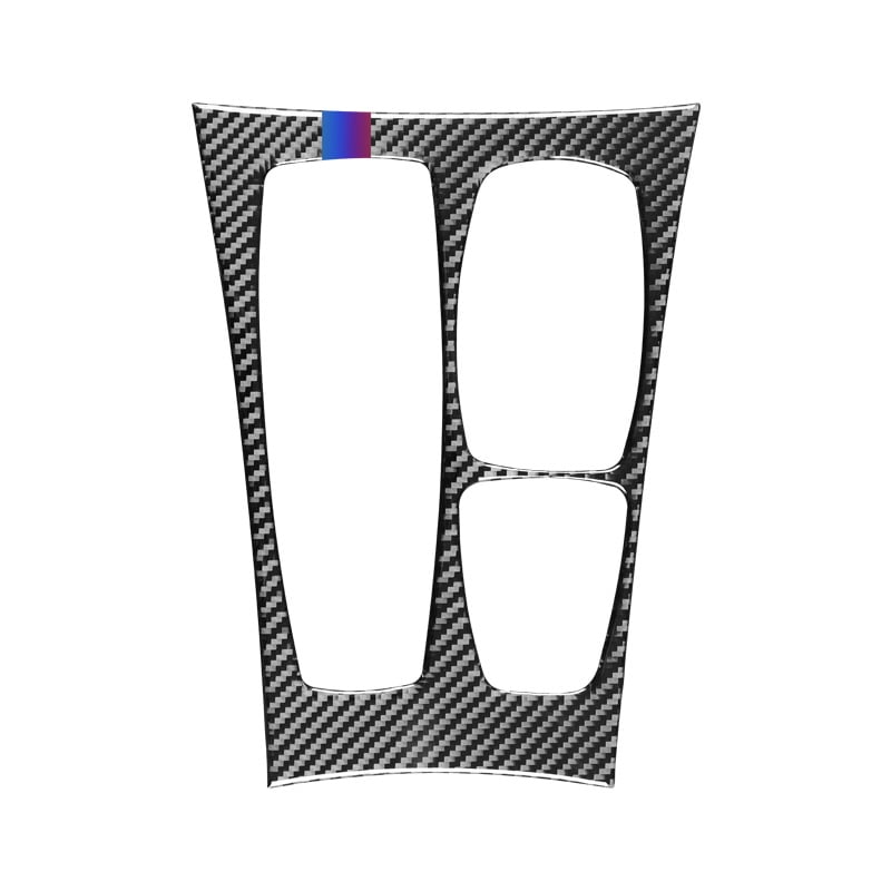 Nakakoto Baiyue karbonszálas váltópanel dekoráció BMW X5 08-13 E70/E71 — testreszabás, nyomtatott logó