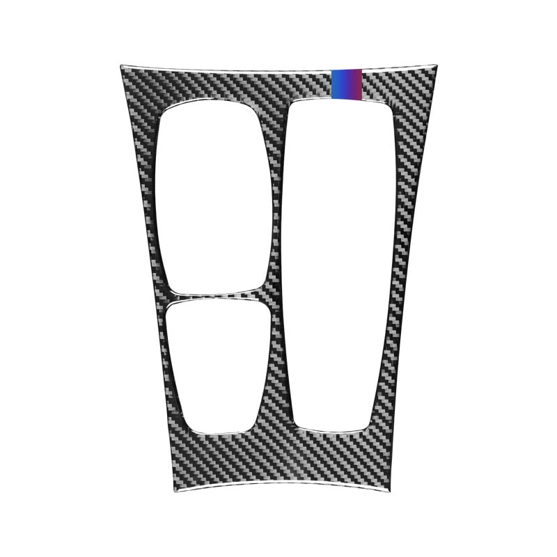 Nakakoto Baiyue karbonszálas váltópanel dekoráció BMW X5 08-13 E70/E71 — testreszabás, nyomtatott logó