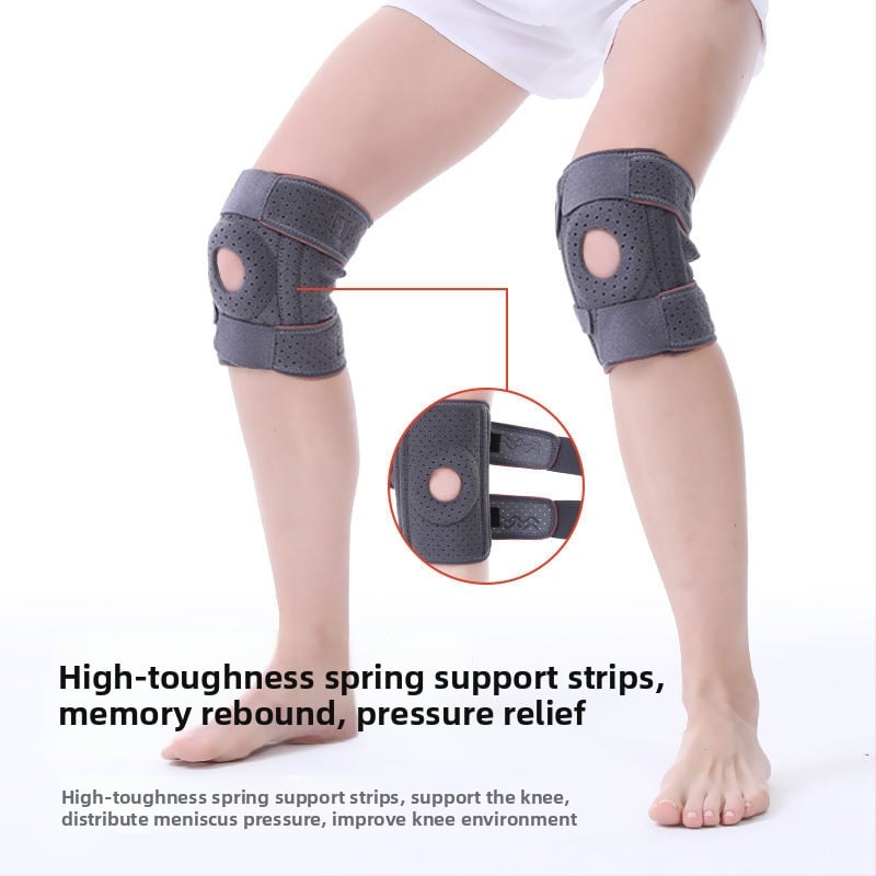 Légáteresztő térdvédő a térdízület védelmére, poliészterből, univerzális felhasználás, ideális hegymászáshoz, kosárlabdához és futáshoz