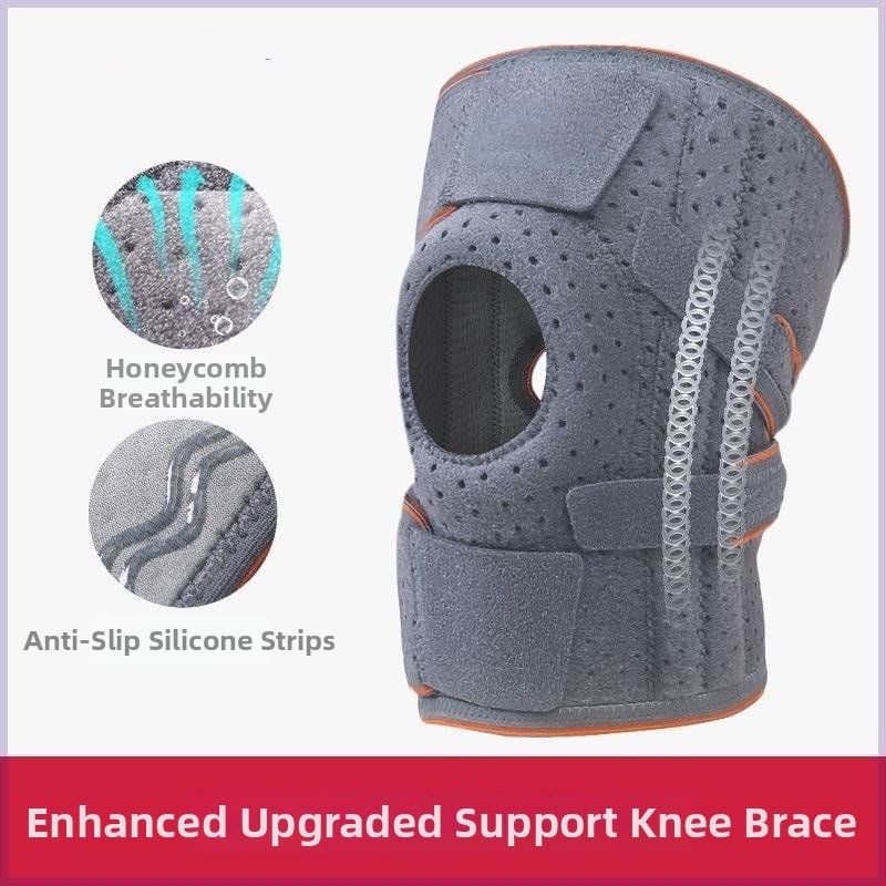 Légáteresztő térdvédő a térdízület védelmére, poliészterből, univerzális felhasználás, ideális hegymászáshoz, kosárlabdához és futáshoz