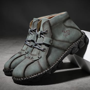 Martin csizma magas szárú platformos – PU felsőrész, gumírozott talp, kerek orr, alacsony sarok 1–3 cm, téli férfi bakancs