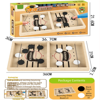 Kétfős asztali társasjáték gyerekeknek – interaktív oktatív játék futballpálya és kilövő mechanizmussal