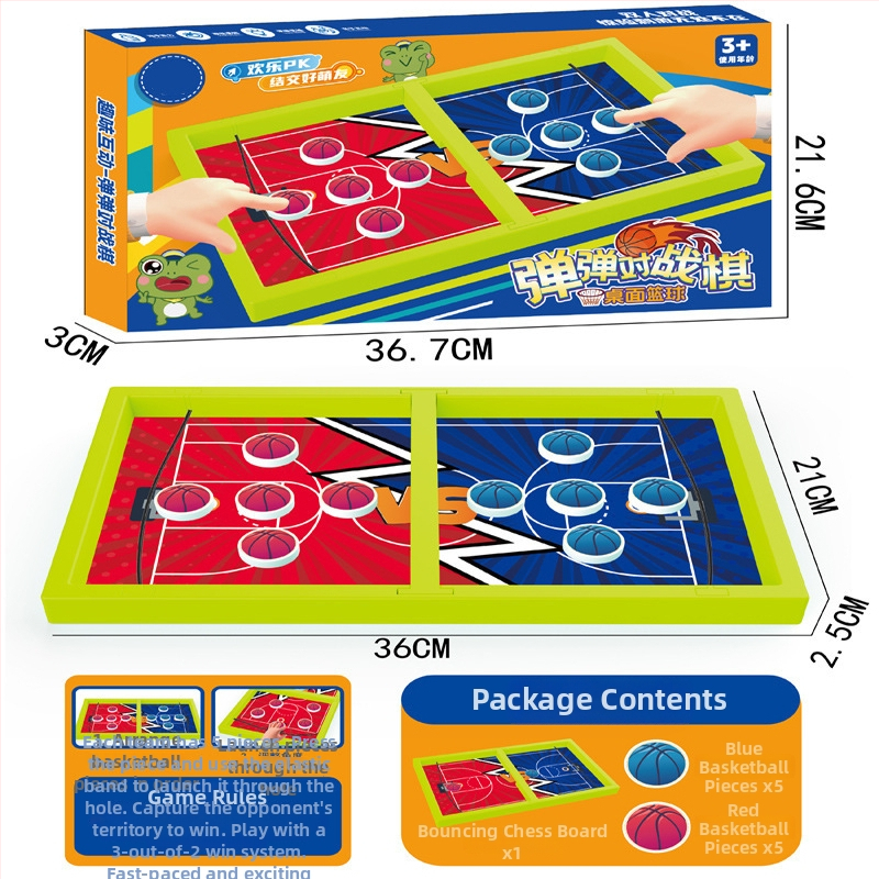 Kétfős asztali társasjáték gyerekeknek – interaktív oktatív játék futballpálya és kilövő mechanizmussal