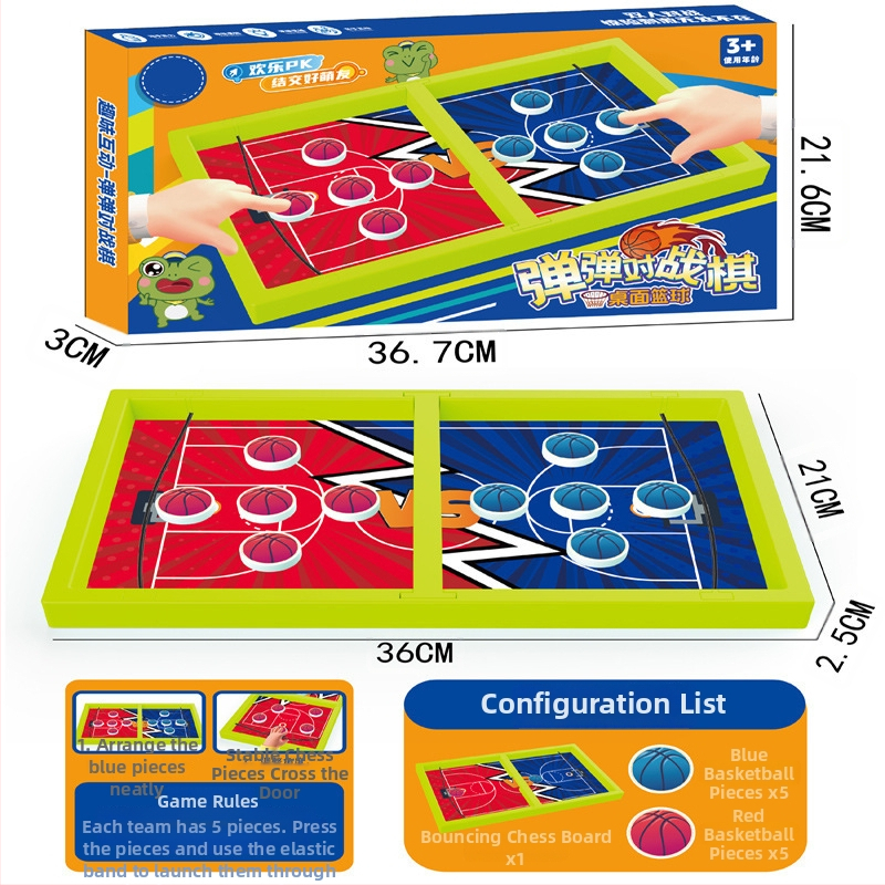 Kétfős asztali társasjáték gyerekeknek – interaktív oktatív játék futballpálya és kilövő mechanizmussal