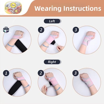 Sportcsukló szíj antibakteriális rézionokkal, állítható, uniszex, fitneszhez és sporthoz (Fő anyag: diving material; Alkalmazók: felnőttek; Alkalmazott sportok: fitnesz, sport, súlyemelés, kültéri)