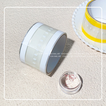 Manikűr pecsét tisztító szalag – egyszer használatos, téphető, műanyag, 1 darab