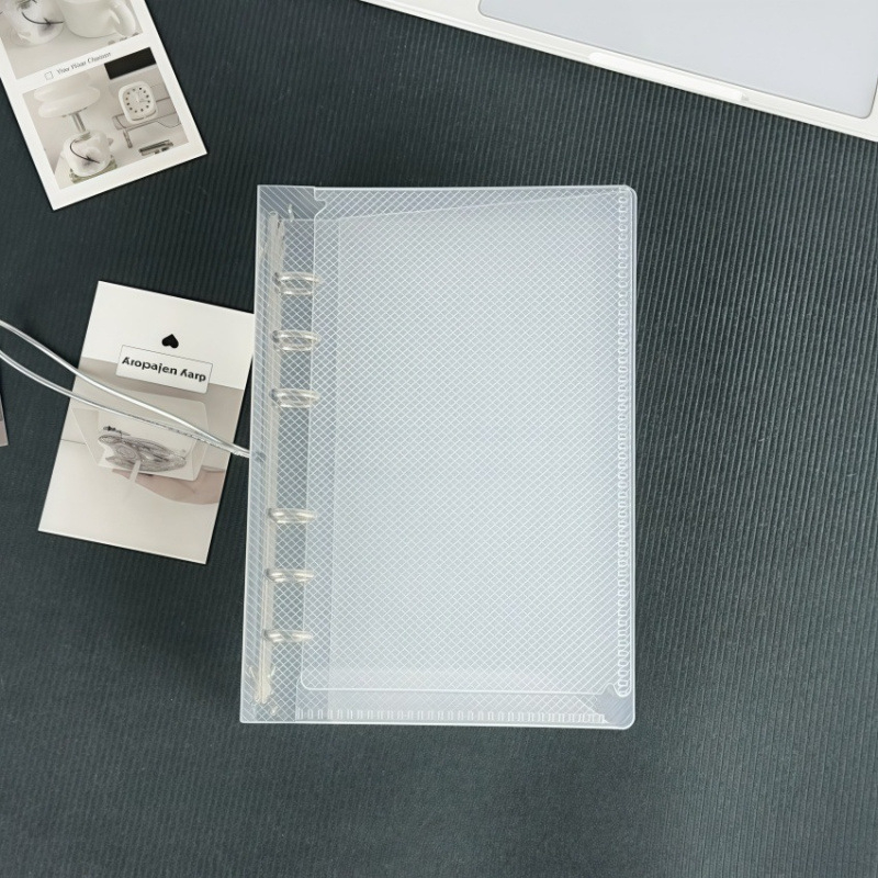 Бележник с PP корица и биндер, листове на отделни страници, японски и корейски кауи стил