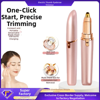 Elektrický zastrihávač obočia – telo z ABS, USB napájanie, umývateľný, tvarovanie obočia