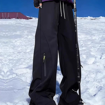 Férfi téli termo nadrág fleece-béléssel extrém hideg (-40°C) esetére, vastag sí- és túranadrág, háromvédelmi funkcióval