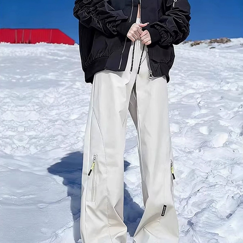 Férfi téli termo nadrág fleece-béléssel extrém hideg (-40°C) esetére, vastag sí- és túranadrág, háromvédelmi funkcióval