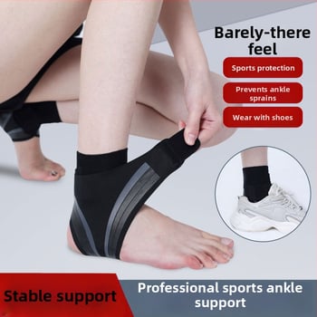 Bokaortézis elasztikus kompresszióval, poliészter rostból, futáshoz, kerékpározáshoz, kosárlabdához és röplabdához