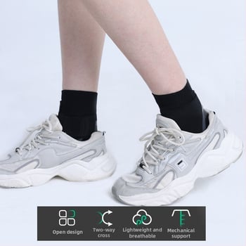 Bokaortézis elasztikus kompresszióval, poliészter rostból, futáshoz, kerékpározáshoz, kosárlabdához és röplabdához