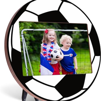 Fából készült baseball témájú sportfotókeret asztali dekorációhoz, otthonra vagy irodába