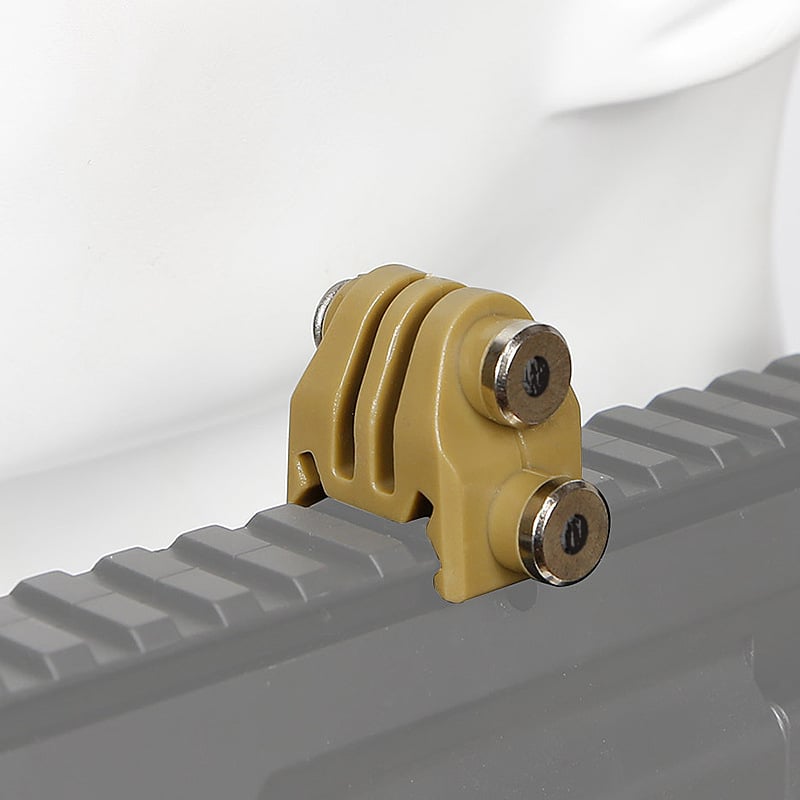 Wosport sportkamera rögzítő adapter - könnyű, egyszerű a felszerelés; nylon felépítés; méretek 30×36×21 mm