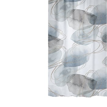 Aotai zuhanyfüggöny – vízálló, modern minimalista stílus, több minta, anyag Chun Yongfang