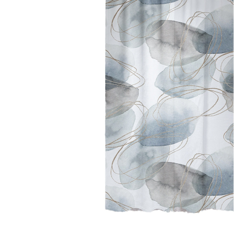 Aotai zuhanyfüggöny – vízálló, modern minimalista stílus, több minta, anyag Chun Yongfang