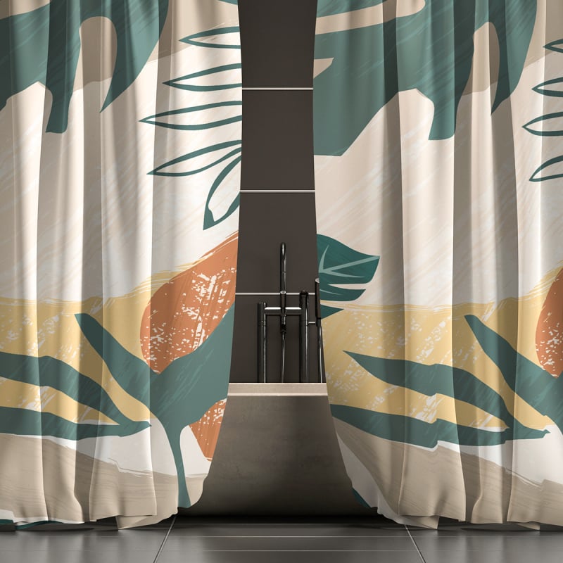 Aotai zuhanyfüggöny – vízálló, modern minimalista stílus, több minta, anyag Chun Yongfang