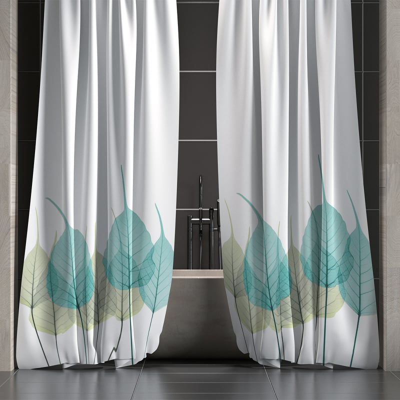Aotai zuhanyfüggöny – vízálló, modern minimalista stílus, több minta, anyag Chun Yongfang