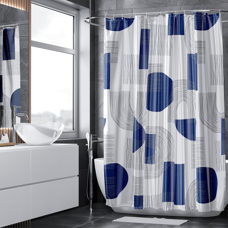 Aotai zuhanyfüggöny – vízálló, modern minimalista stílus, több minta, anyag Chun Yongfang