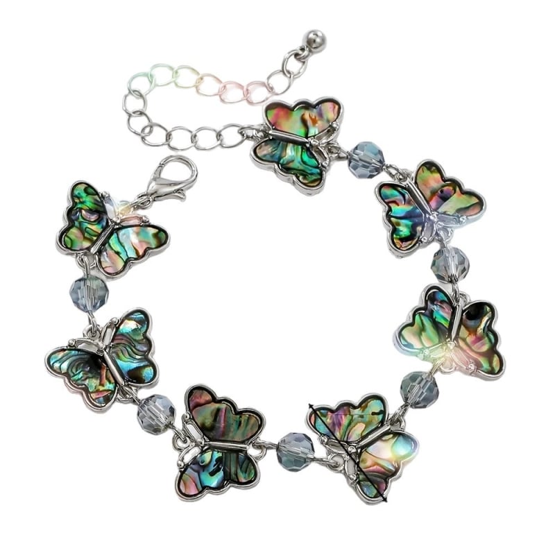 Pillangó karkötő nőknek – ötvözet, elektroplatírozás, női irodai stílus, pillangó forma, kézrevaló kiegészítő