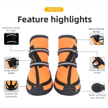 MLJ Négy évszakos kutyapapucs TPE-ből – vízálló, csúszásmentes, lágy talp