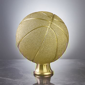 Gyanta karakter-szobor futball- és kosárlabda figurákkal asztali díszítéshez – kreatív dekoráció, ajándék