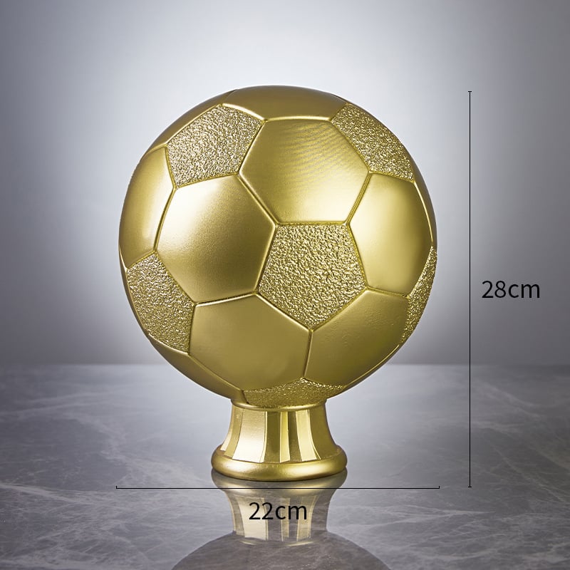 Gyanta karakter-szobor futball- és kosárlabda figurákkal asztali díszítéshez – kreatív dekoráció, ajándék