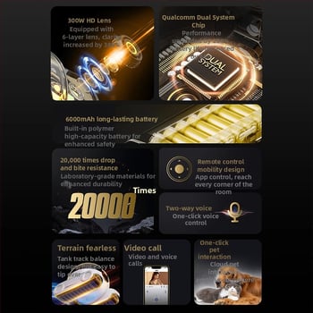 Okos kamera, 3MP/2K felbontás, beltéri használat, 5V tápellátás, IR tartomány 30m, riasztási funkció