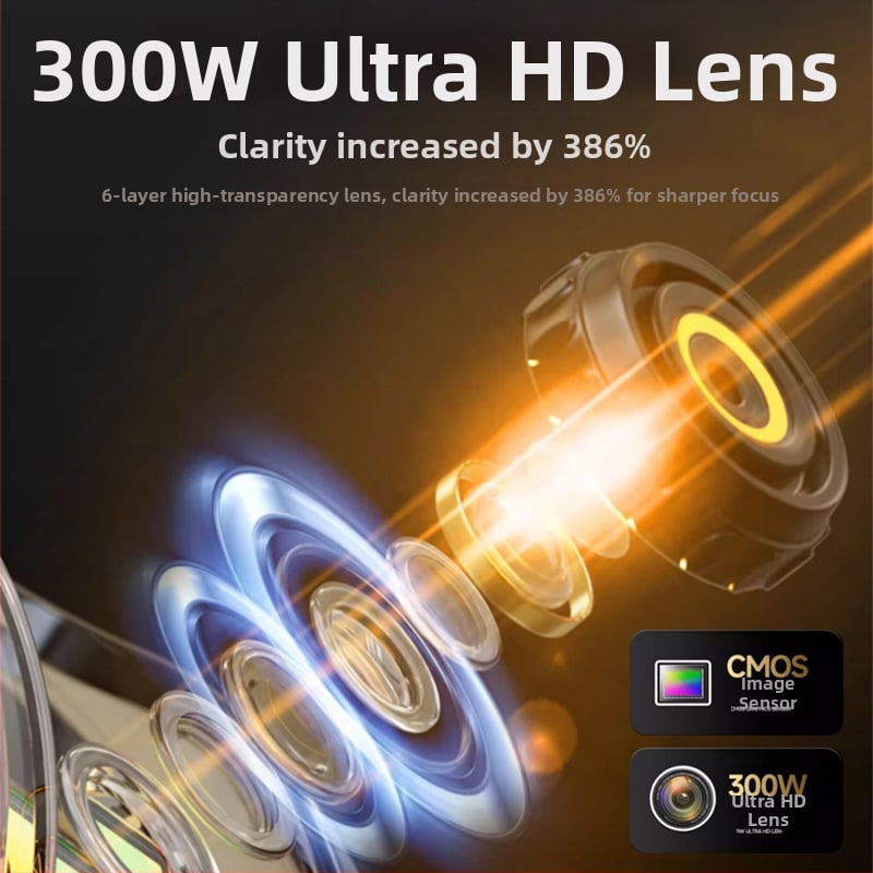 Okos kamera, 3MP/2K felbontás, beltéri használat, 5V tápellátás, IR tartomány 30m, riasztási funkció