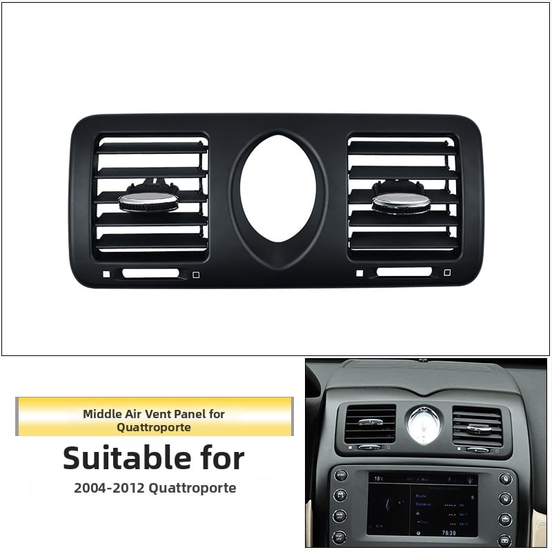 Maserati légkondi kivezető maszk a műszerfalhoz és a középső konzolhoz - ABS, modell M139/M145, snap-on rögzítés