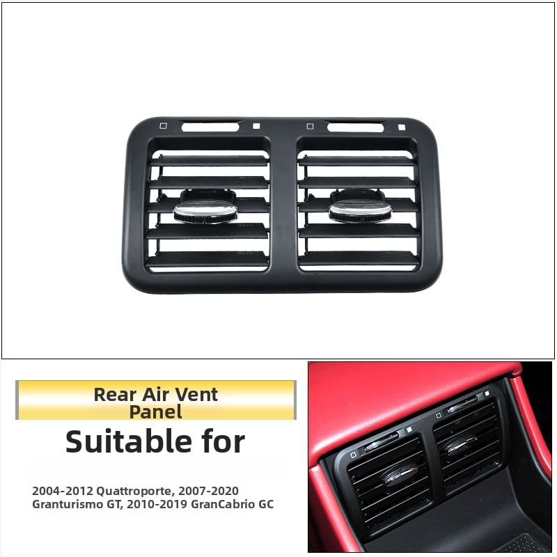 Maserati légkondi kivezető maszk a műszerfalhoz és a középső konzolhoz - ABS, modell M139/M145, snap-on rögzítés