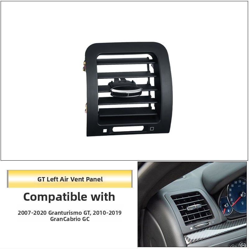 Maserati légkondi kivezető maszk a műszerfalhoz és a középső konzolhoz - ABS, modell M139/M145, snap-on rögzítés