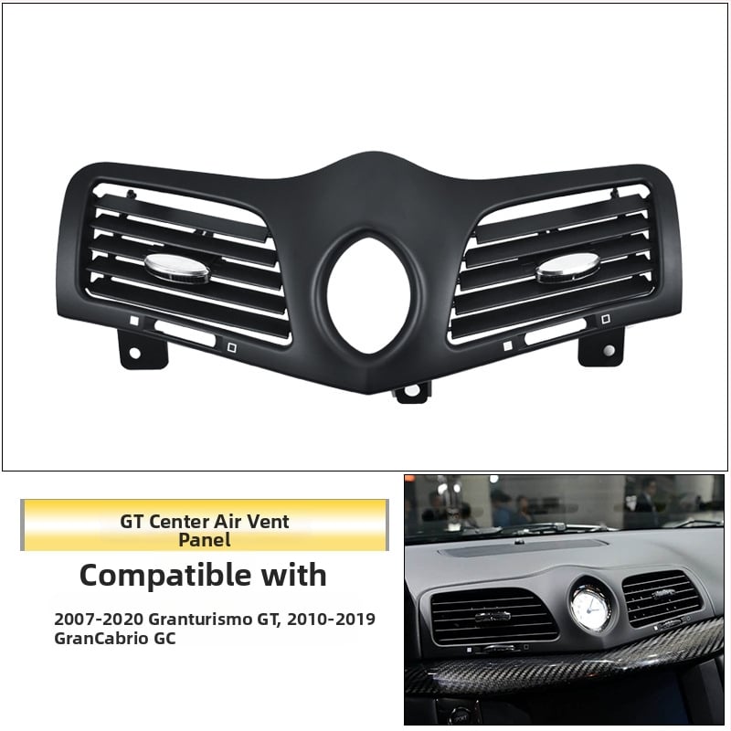 Maserati légkondi kivezető maszk a műszerfalhoz és a középső konzolhoz - ABS, modell M139/M145, snap-on rögzítés