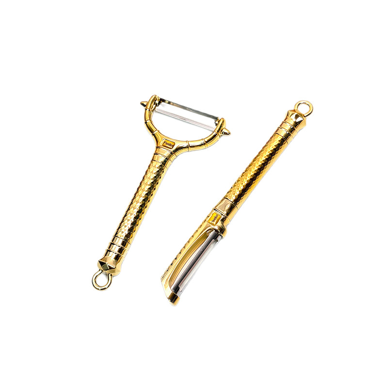 Višenamjenski oguljivač voća i povrća od nehrđajućeg čelika, ABS plastika, kreativni stil, lansiranje 2025.