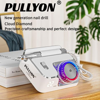 PUULYON επαγγελματικό επαναφορτιζόμενο ηλεκτρικό τριβείο νυχιών, φορητό, από ανοξείδωτο ατσάλι και ABS