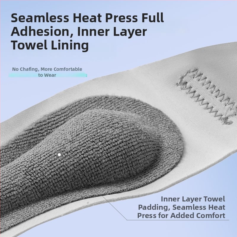 Patellát tartó térdvédő a térdízület védelméért, anyagok Spandex-Nylon-Szilíkon, tömeg 100 g alatt, futáshoz és ugrókötélhez